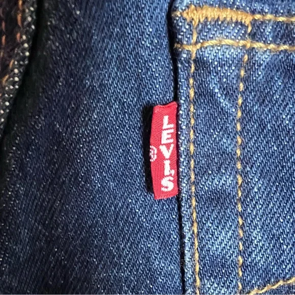 NWT Levi’s Premium Denim Big E Wedgie Icon Fit Ankle Jeans Med/Dark Wash Size 26 - Picture 8 of 16